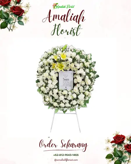 Krans Bunga Duka Kalikuning